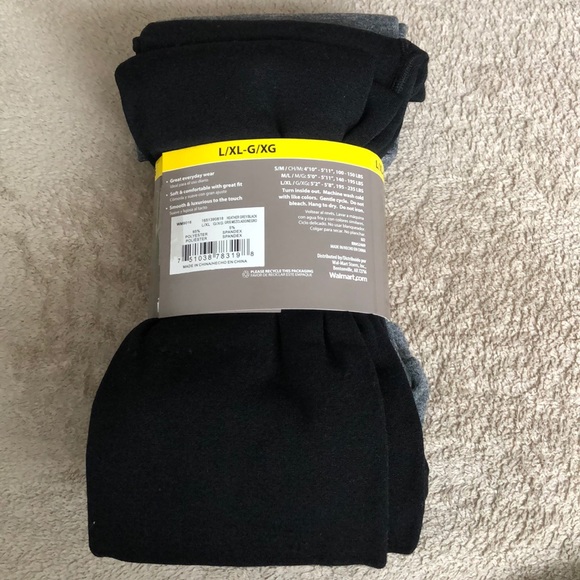 Secret Treasures 2 pack Footed Fleece Tights - Picture 2 of 3